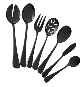 Cuillère à dessert en acier personnalisée dernier cri ensembles de couverts de vaisselle avec boîte cadeau artisanat dernier produit - Product Image 1