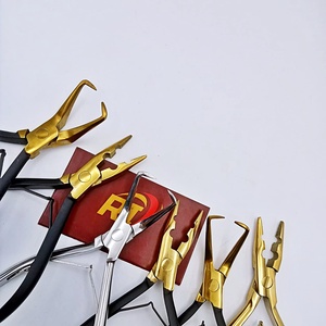 Alicates Multifunción Profesionales de Acero Inoxidable con Empuñadura Negra de Alta Calidad, Herramienta Ecológica para Extensiones de Cabello de Marca Privada - Product Image 5