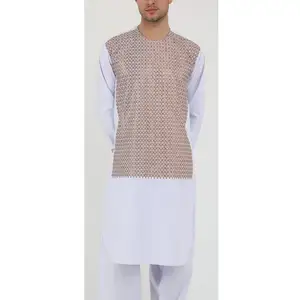 Fabriek Direct Verkopen Traditionele Mannen Kleding Afghani Stijl Shalwar Kameez Jurk | Afghaanse Heren Jurk