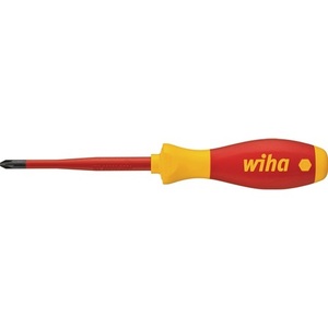 VDE Insulated <b>Screwdriver</b> for WIHA SlimFix PZD 1 80mm Blade Length - Product Image 1