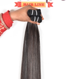 Venta al por mayor 100% cabello humano indio que teje paquetes sin procesar cabello de color natural negro mujeres Procesamiento de ondas ninguno cabello humano - Product Image 5