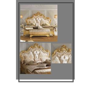 Lit Provincial Classique Français-Or Acajou-160 - Product Image 4