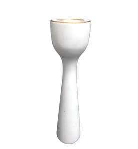 Candelabro de metal brillante de pie para decoración, soporte de iluminación para velas usadas con un solo cabezal, muy demandado al precio más bajo - Product Image 5