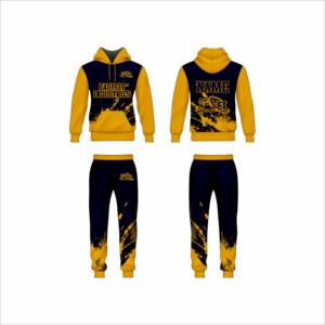 Conjuntos de Ropa Deportiva de Invierno para Hombre, Tallas Grandes, Más Vendidos, Hechos a Medida, Ropa de Calle, Impresión por Sublimación, Anti-UV, 2 en 1, con Cordón Ajustable - Product Image 1