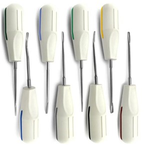 Ascenseur en plastique blanc dentaire de qualité supérieure | Instruments de luxation dentaire - Product Image 1