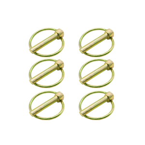 Goupille de sécurité à ressort HM108 en zinc coloré, fabriquée en Chine - Product Image 1