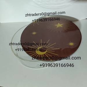 Lacquer Finish for Ramadan, Eid, and Festive Home Decor Luxury Middle Eastern Acrylic Box with enamel printed lid Chocolate - Product Image 2