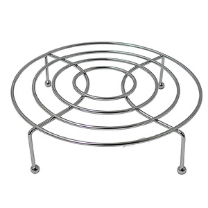 Sophisticated Multi-Use <b>Metal</b> <b>Trivet</b> with Secure Lid Luxury Woven Technics For Cooking Serving Weddings Home Decor Display - Product Image 5