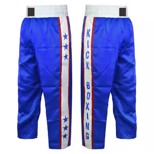 Trendy Wear Premium Quality Customized Kickboxing Pants Blank Solid Color Martial Arts Karate MMA Men's Pants Washed <b>Trouser</b> - Product Image 1