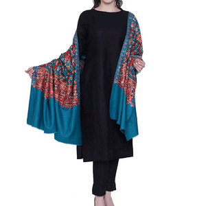 Chal de Cachemira para mujer, chal grueso de moda a cuadros a rayas tejidas, cálido, venta al por mayor - Product Image 5