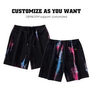 Custom Sports Fleece Shorts Hombres 5 pulgadas 100% algodón Suelto Casual Streetwear Patrón Bolsillos XS - Product Image 6