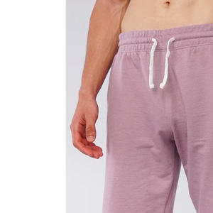 Colección de verano 2025, pantalones cortos de lana de algodón 100% de alta calidad para hombres, patrón sólido personalizable, teñido liso, OEM, teñido liso - Product Image 3