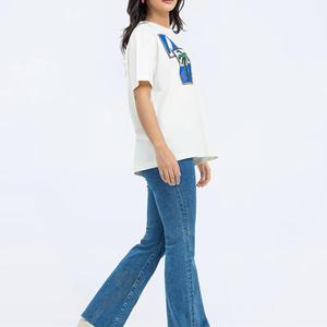 Camiseta de moda para mujer hecha con el mejor material Camiseta de mujer para venta en línea Camiseta de mujer - Product Image 4