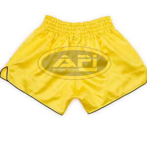 Venta al por mayor UFC Unisex secado rápido gimnasio Fitness Deporte Pantalones cortos transpirable boxeo MMA Muay Thai logotipo personalizado OEM ropa de artes marciales - Product Image 4