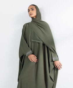 Nouveau Style Abaya pour Dames Professionnel de Haute Qualité Fabricant de Vêtements Islamiques Séchage Rapide Respirant Abaya Musulmane à Manches Longues - Product Image 5