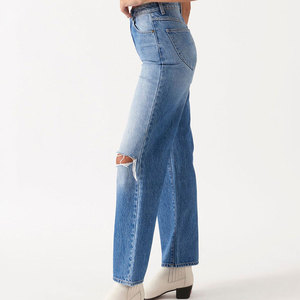 กางเกงยีนส์เอวสูงทรงสกินนี่ผ้ายืดเข้ารูปแฟชั่นลำลองสำหรับผู้หญิง ผลิตโดยอเล็กซานเดรีย อินดัสทรีส์ - Product Image 2