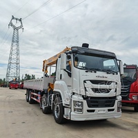 Camion Sinotruk Howo à bas prix en Chine avec grue 6x4 14 tonnes Grue télescopique montée sur camion