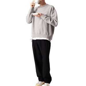 Sudaderas de Hombre al por Mayor de Alta Calidad, Mezcla de Algodón y Poliéster, con Logotipo Bordado Personalizado, Cuello Redondo, Modelo 2026 - Product Image 4