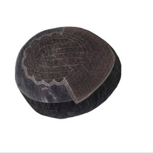 Perruque Lace Front en Cheveux Humains Remy de Qualité Supérieure, Patchs de Toupet, Styles Ondulés Profonds Chinois et Bangladesh, Doux et Imperméables - Product Image 3