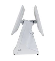 Sistema POS Táctil de Doble Pantalla GMS Google Play Android de 15.6\" + 11.6\", Sistema POS Android Todo en Uno, Caja Registradora