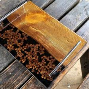 Bandeja de servicio de resina de diseño hecho a mano puro de una sola pieza con calidad y material extra premium a muy bajo costo - Product Image 5