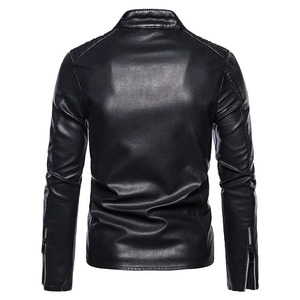 ¡Novedad de 2025! Chaqueta de cuero personalizada de alta calidad para hombre, ropa informal de diseño de alta moda, tela de lona para invierno - Product Image 3