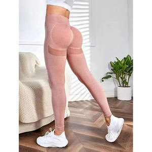 High Quality Active Wear Custom Sports Fitness <b>Leggings</b> High Waist Soft <b>Compression</b> Butt Quick Dry Yoga <b>Women</b> <b>Leggings</b> - Product Image 3