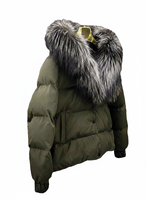 Abrigo de Invierno de Piel de Zorro de Primera Calidad para Mujer, Ultra Suave, Cálido y Grueso, con Estampado Animal, Corte Entallado