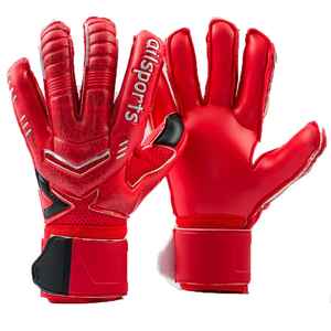 Gants de gardien de but en cuir de qualité supérieure personnalisables coupe personnalisée poignée en latex de football en gros - Product Image 1