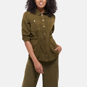 Veste en jean surdimensionnée pour femme unique Tendance délavée respirante Streetwear déchiré Vestes en jean Vêtements d'extérieur - Product Image 1