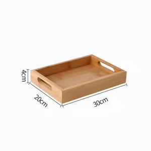 Décoration intérieure Plateau de petit déjeuner et assiette à manger en bois massif Style classique Finition polie Durable by Crescent Crafts - Product Image 2