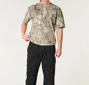 Camisa de Caza Personalizada al por Mayor de Alta Calidad, Camisa de Caza de Algodón de Manga Corta, Transpirable y Cómoda para Hombre - Product Image 5