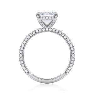 แหวนเพชรมอยส์ซอไนต์ซ่อนมรกต - Product Image 4