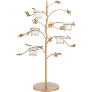 Nouvelle arrivée soutiens-gorge en métal de qualité supérieure bougeoir ensemble de 3 formes et tailles personnalisées en métal doré brillant poli fini - Product Image 2