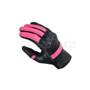 Hecho en Pakistán Tela de malla y guantes de moto hechos en cuero Guantes de moto hechos a medida Diseñe sus propios guantes de moto para hombres - Product Image 6
