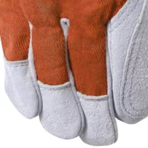 Gants de sécurité de travail en cuir de vache véritable de haute qualité d'usine OEM anti-coupures et EPI antidérapant pour le jardinage d'hiver Travaux généraux - Product Image 5