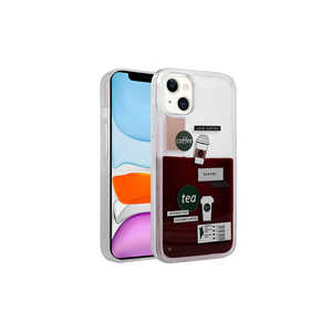 Étui de protection en silicone à motifs personnalisés pour iPhone 14, coque arrière antichoc avec design boisson liquide - Product Image 1