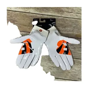 足球手套防滑设计你自己的运动OEM标志训练足球美国队手套
