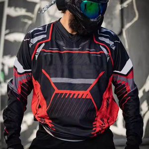 Maillot de paintball personnalisé à manches longues, vêtements de sport flexibles en polyester, confortable, léger, respirant, séchage rapide, pour l'extérieur - Product Image 3
