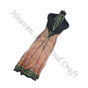 Nouvelle Collection Vintage vêtements pour femmes indien Vintage Sari robe Hippy Collection d'été 2023 dames élégant dîner sans manches Dres - Product Image 4