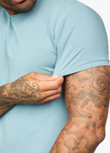 Ensemble 2 pièces unisexe personnalisé High Street Style respirant 100% coton imprimé à manches courtes t-shirt été hommes logo imprimé - Product Image 4