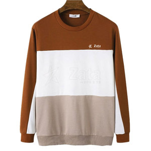 Suéteres de Invierno para Hombre de Talla Grande, 100% Algodón, Color Liso, Teñido, Ecológico, Transpirable, Casual, Personalizable - Product Image 1