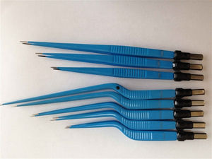 Pinces bipolaires en acier inoxydable, isolées, réutilisables, à pointe fine, durables, certifiées CE, instruments chirurgicaux manuels pour une précision accrue - Product Image 2