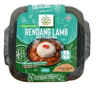 Repas prêt à manger végétarien épicé végétalien à base de plantes HALAL instantané sous vide prêt à consommer Riz prêt à manger