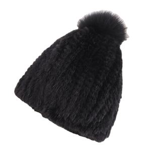 Gorro de Punto Plano de Piel de Conejo Cálido para Invierno, Ajustable, Unisex, Personalizable, para Deportes de Invierno y Actividades al Aire Libre, por HI 2026 - Product Image 4
