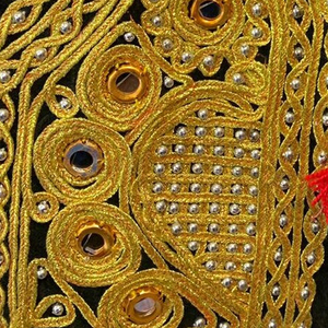 Abrigo de cintura para hombre, prenda tradicional de diseño de estilo afgano hecha a mano - Product Image 6