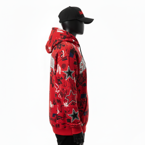 Sweats à capuche brodés personnalisés pour hommes - Polaire de haute qualité, écologique, respirant, streetwear - Product Image 2