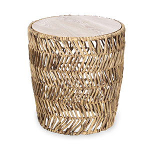 Mesa auxiliar decorativa de jacinto de agua para dormitorio, mesitas de noche de excelente calidad - Product Image 5