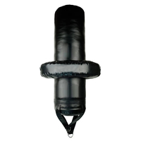 Sac de frappe en cuir robuste, remplissage de sable noir, 75 lb, hauteur réglable, pour entraînement agressif de boxe et arts martiaux, taille personnalisable