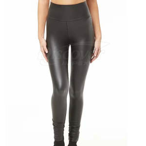 Nouveau design, legging en cuir pour femme de haute qualité, legging en cuir pour femme à séchage rapide, legging en cuir pour femme respirant - Product Image 2